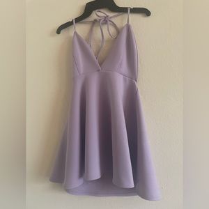 light purple dress